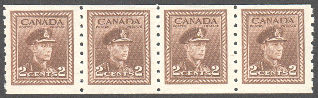 Canada Scott 264 MNH Strip F - Click Image to Close